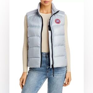 CANADA GOOSE Women Cypress Down Vest Dawn Blue S NEW $595